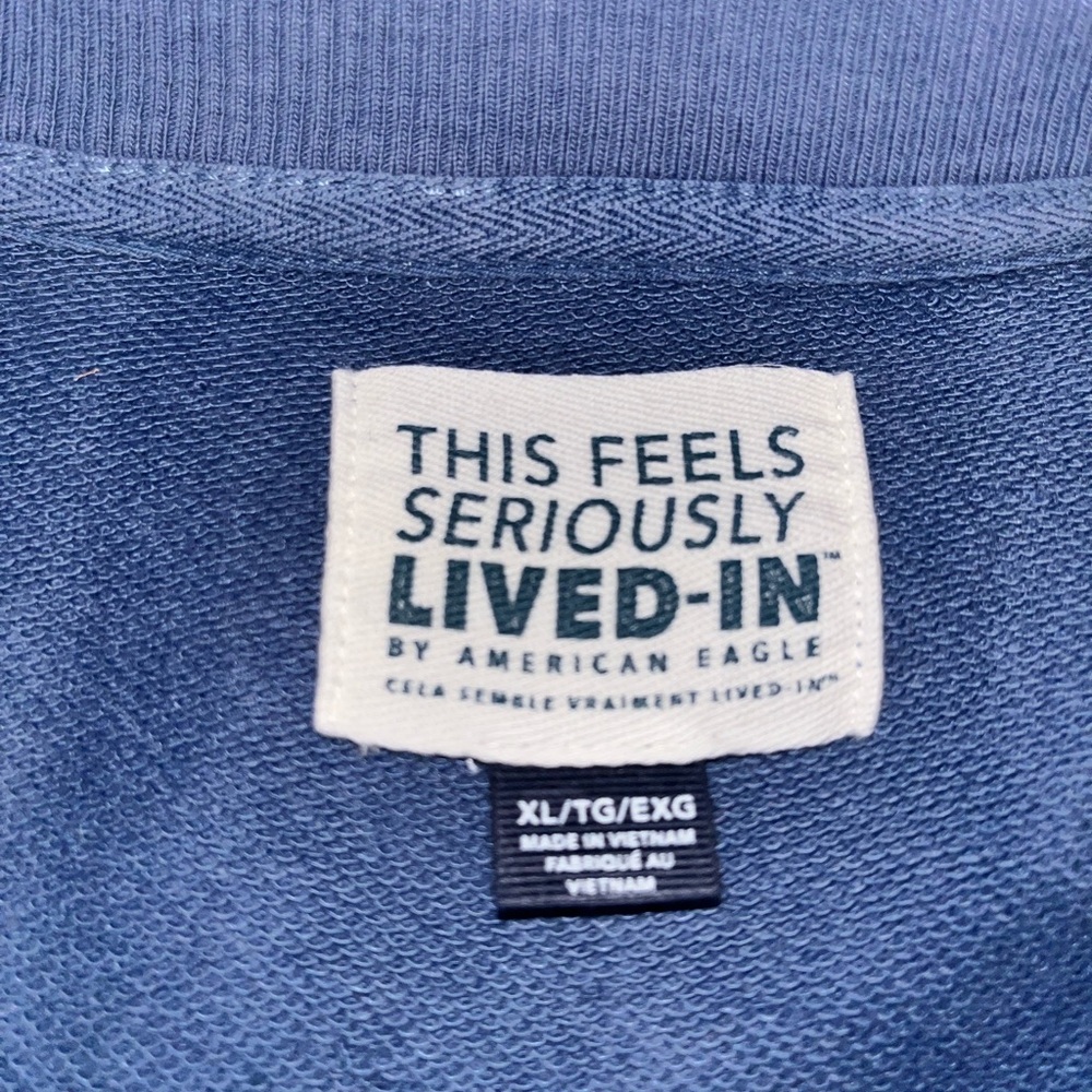 American Eagle Blue Patterned oversized Women's P… - image 3